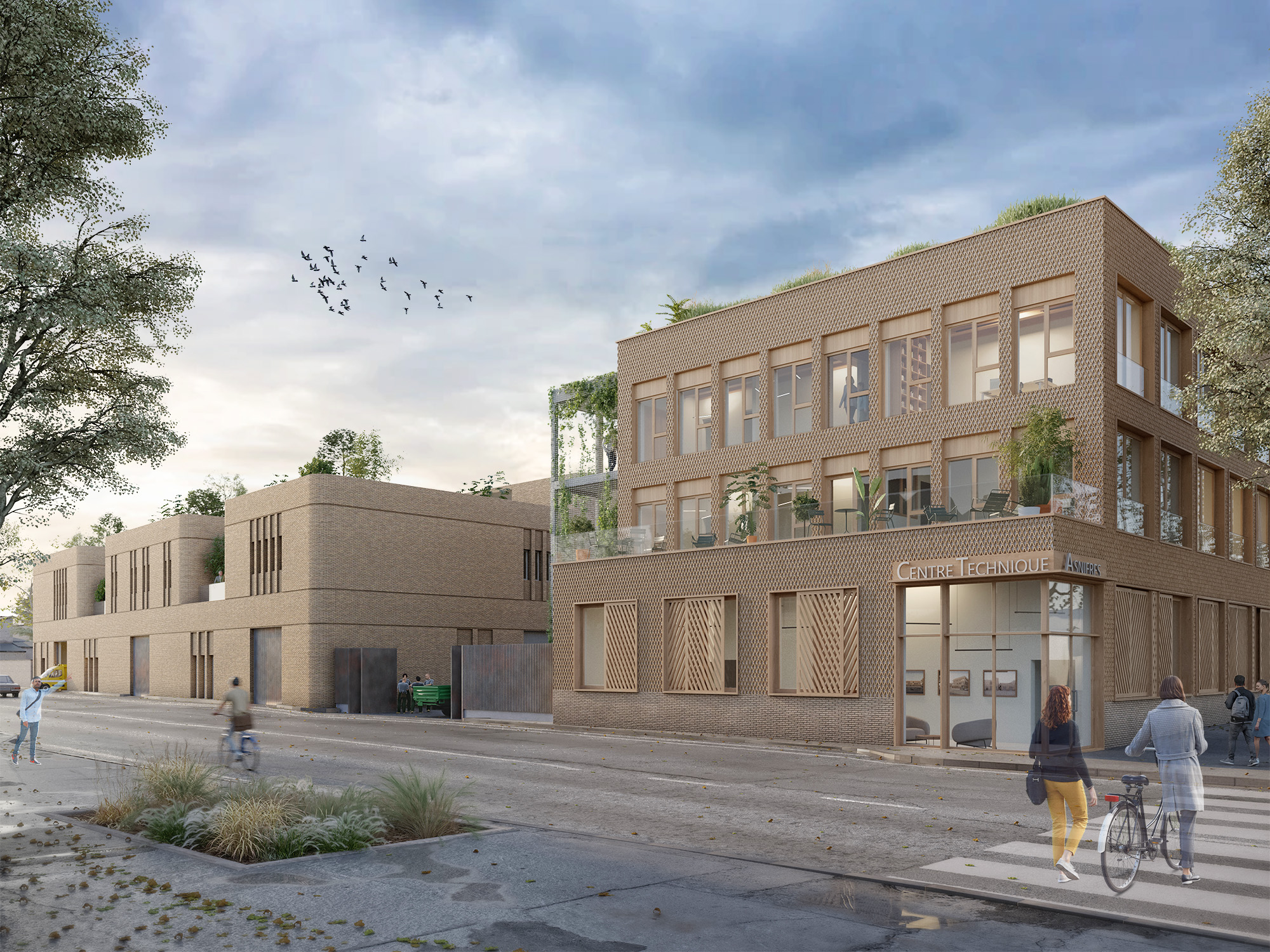 antonini architecte & associés — Centre technique municipal d’Asnières